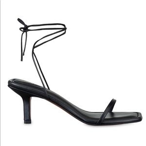 Frame Le Ozzie Leather Lace-Up Sandals